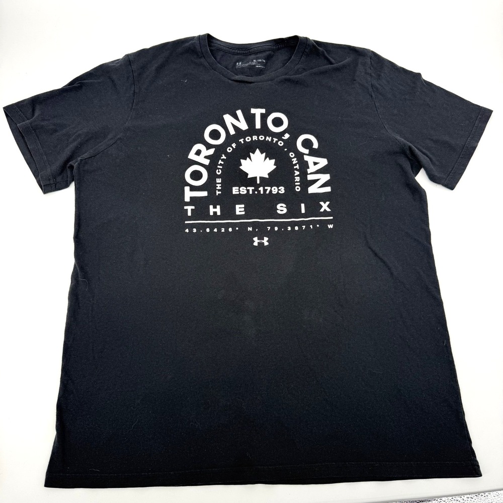 Men's Under Armour Toronto Black T Shirt XL